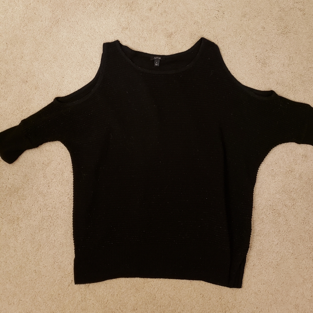 Lightweight sweater material blouse